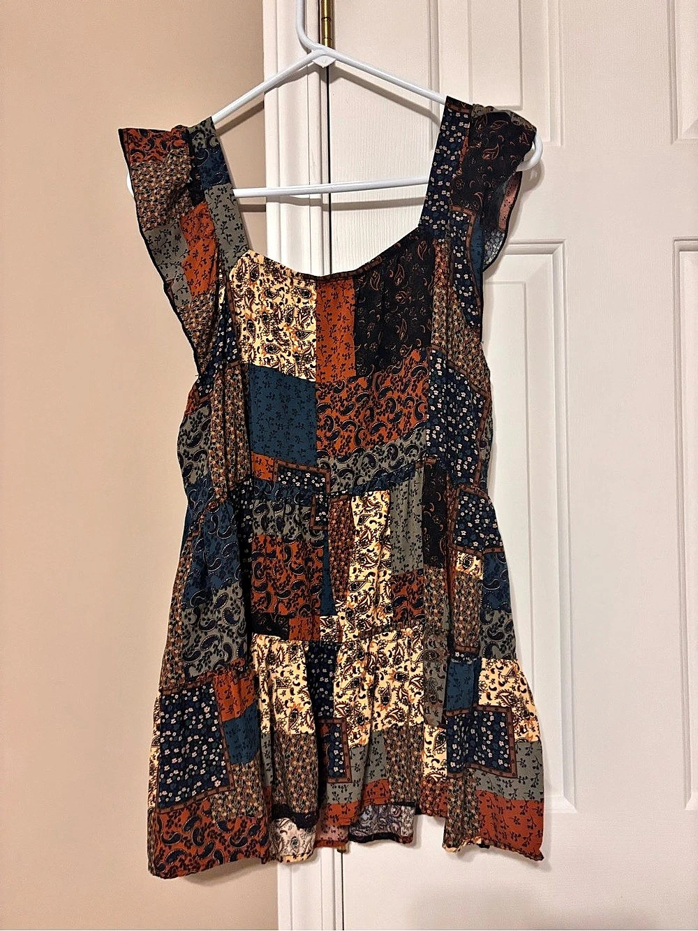 Bloomchic Floral Patchwork Mini Dress Size 14-16